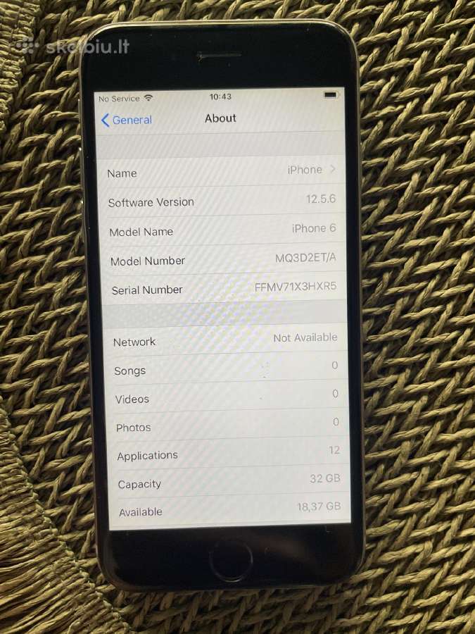 iPhone 6 32 GB - nuotraukos Nr. 10