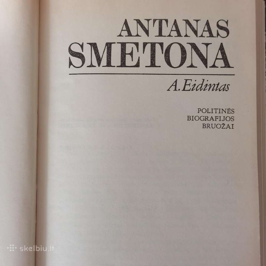 Alfonsas Eidintas - knyga " Antanas Smetona ". - nuotraukos Nr. 4