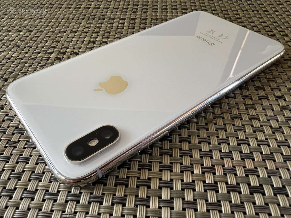 iPhone Xs Max 256 GB Silver idealios būklės - nuotraukos Nr. 3