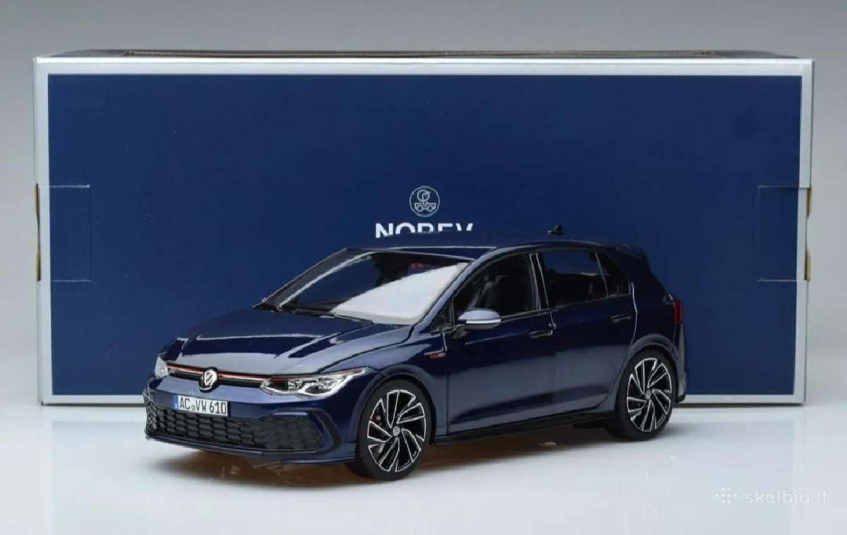 Vw Volkswagen Golf mk8 Gti Blue Norev 1/18