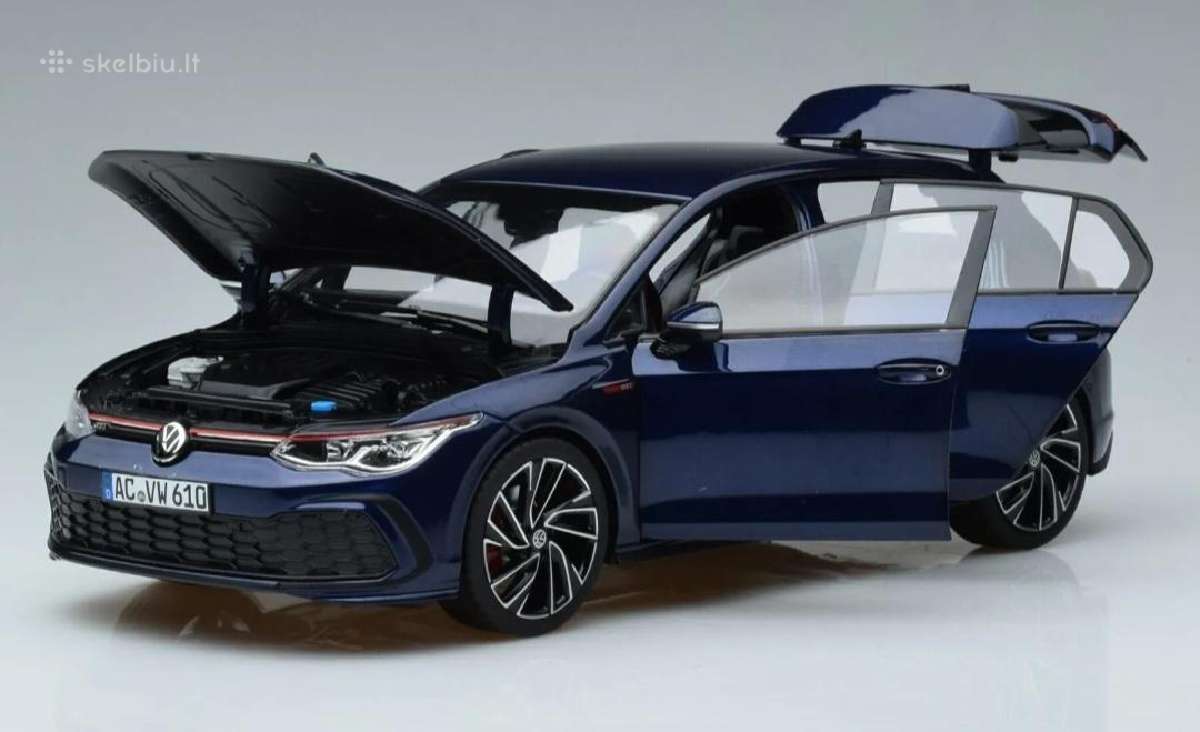 Vw Volkswagen Golf mk8 Gti Blue Norev 1/18 - nuotraukos Nr. 7