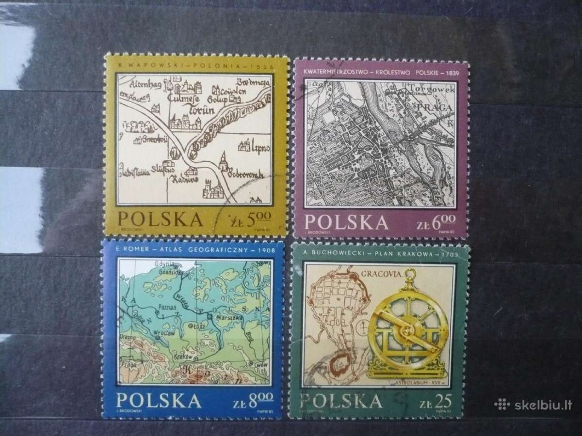 1982 m. istoriniai žemėlapiai