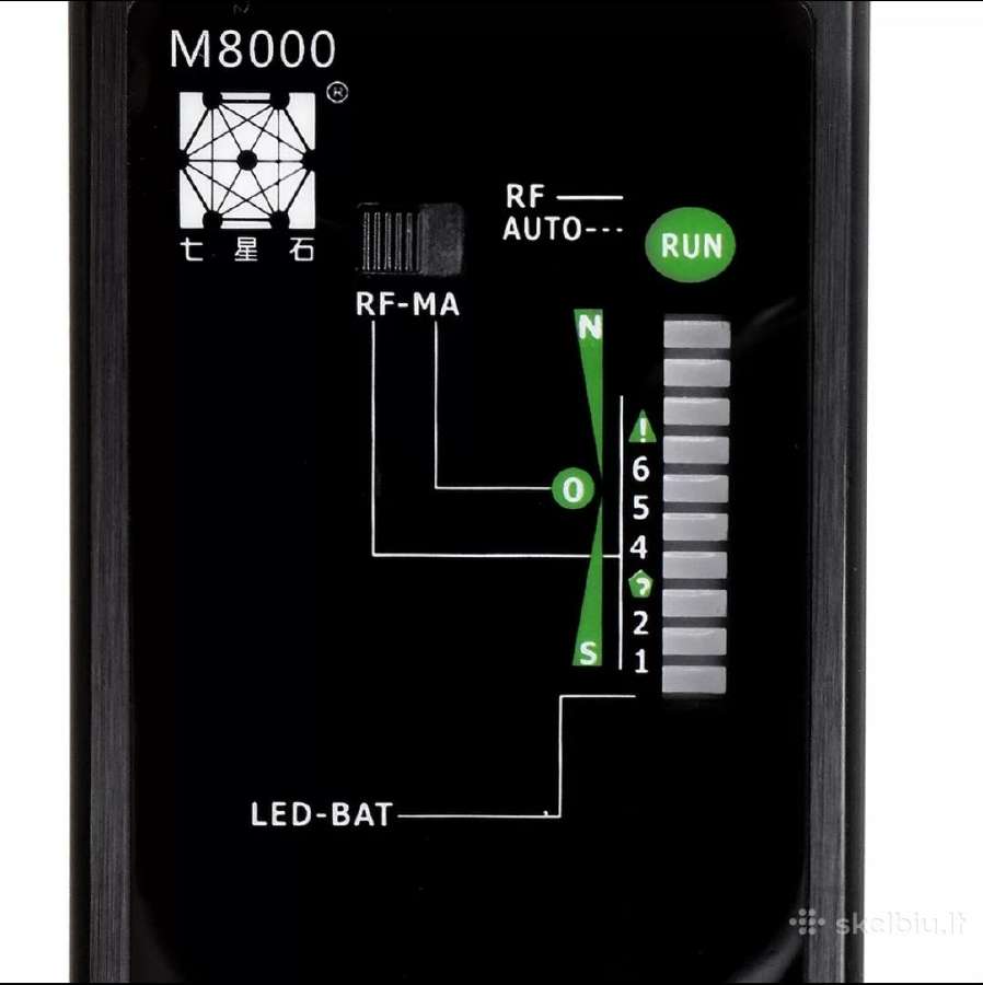 Gsm, GPS, WiFi, 4G, 5G dažnių Detektorius M-8000 - nuotraukos Nr. 4