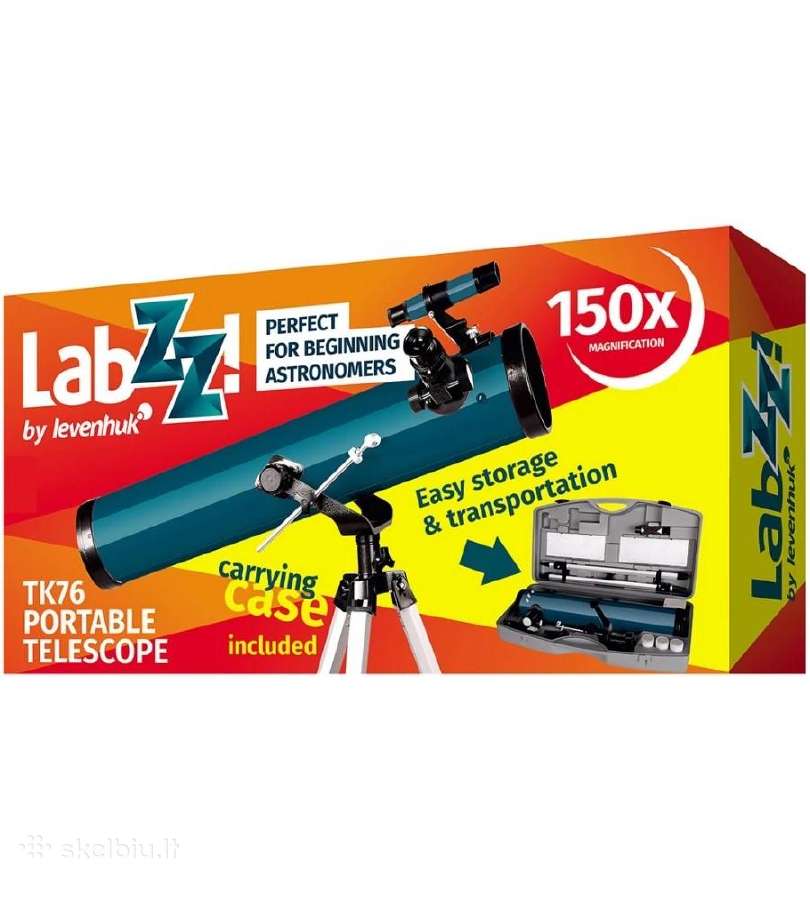 Levenhuk Labzz Tk76 Teleskopas su dėklu