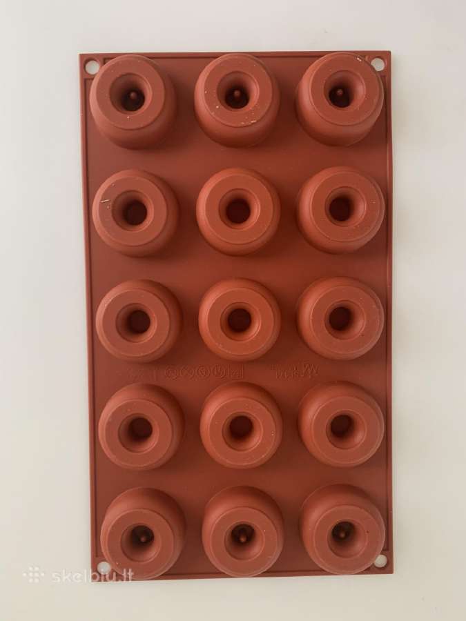 Silikoninė forma Donuts mažoms spurgytėms - nuotraukos Nr. 3