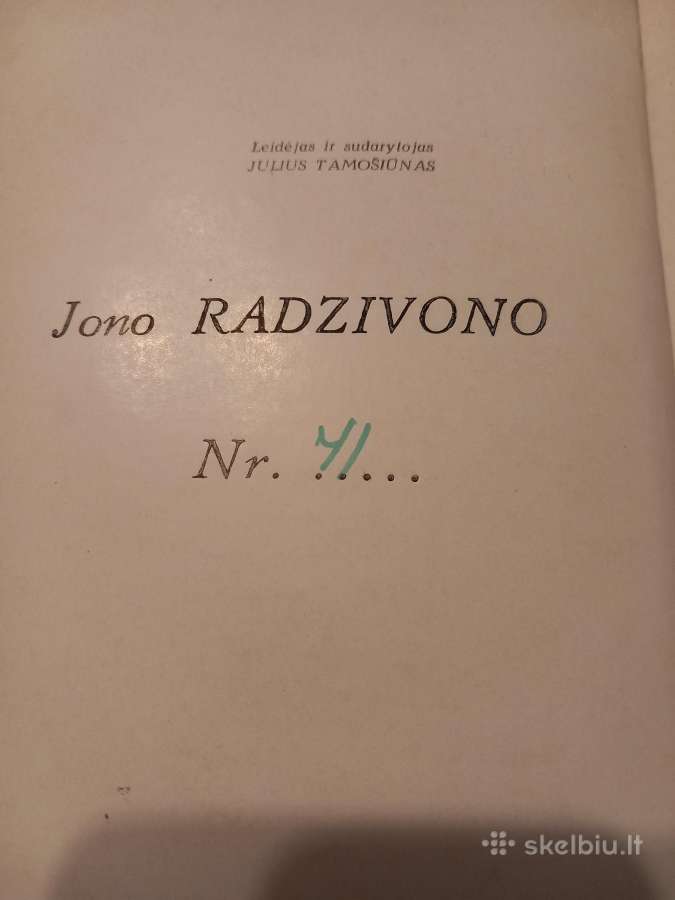 Juliaus Tamošiūno spaudos katalogas - nuotraukos Nr. 5