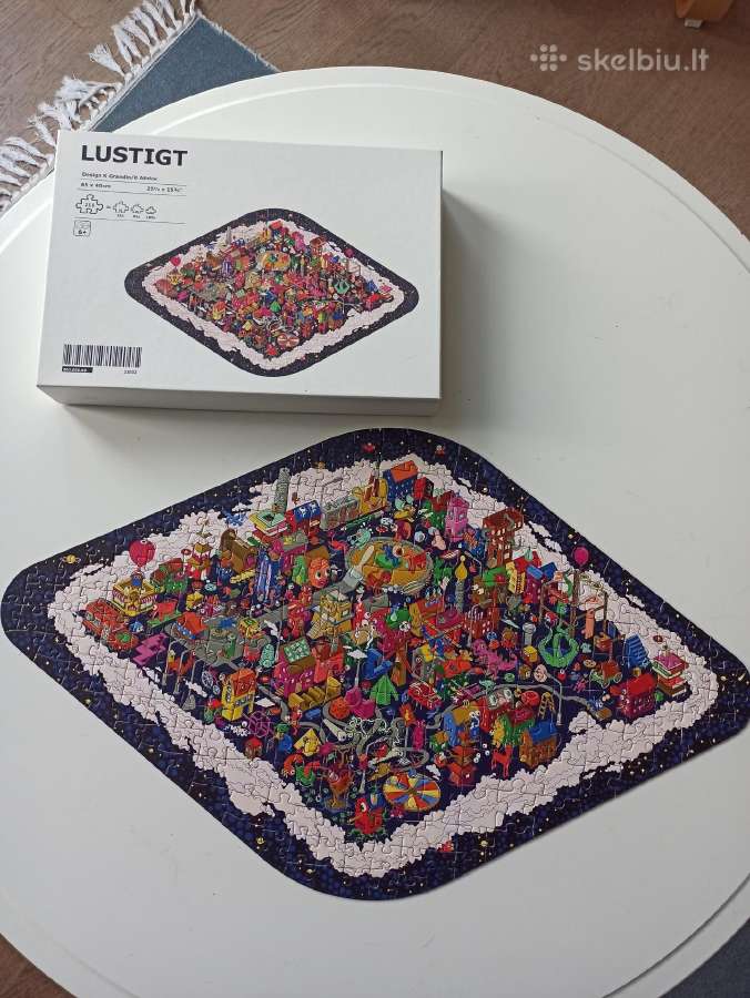 Ikea Lustigt puzzle dėlionė, vaikiška 211 det.