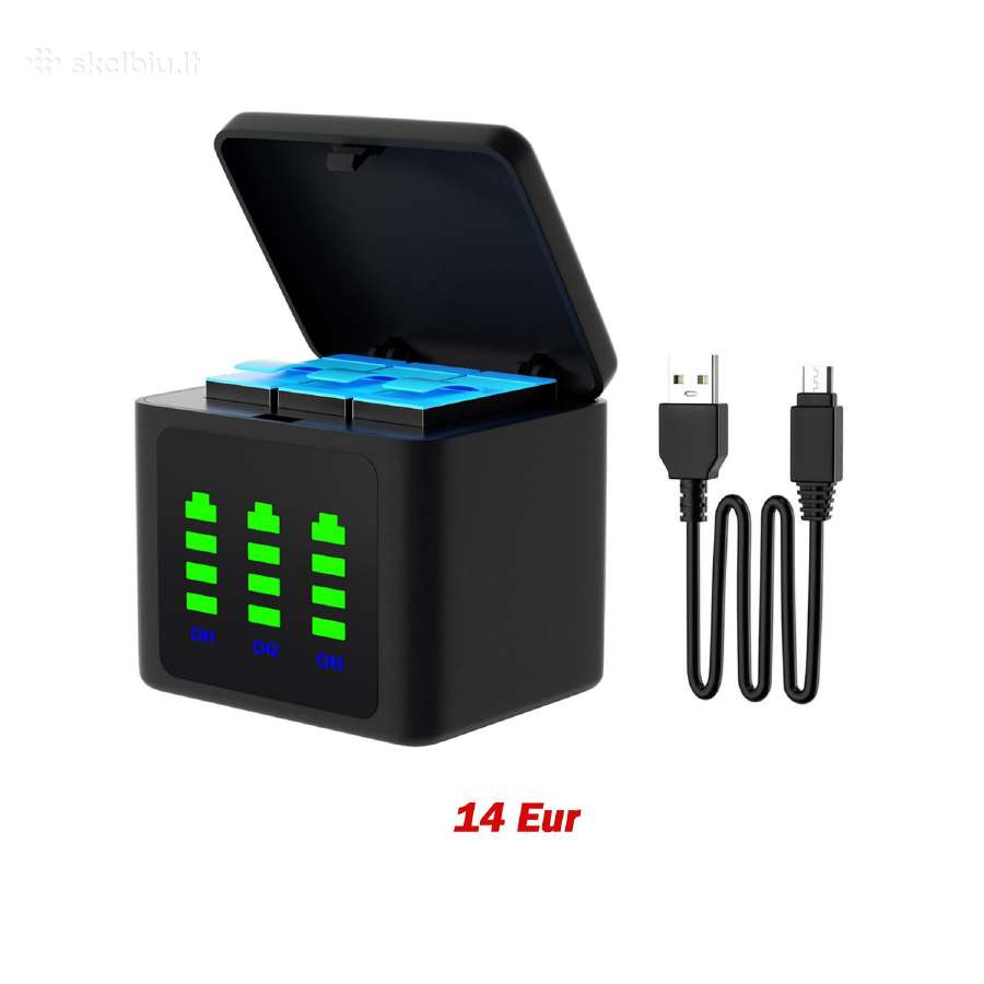 Gopro 12, 11, 10, 9, 8, 7, 6, 5, 4, 3 bat ir pak - nuotraukos Nr. 5