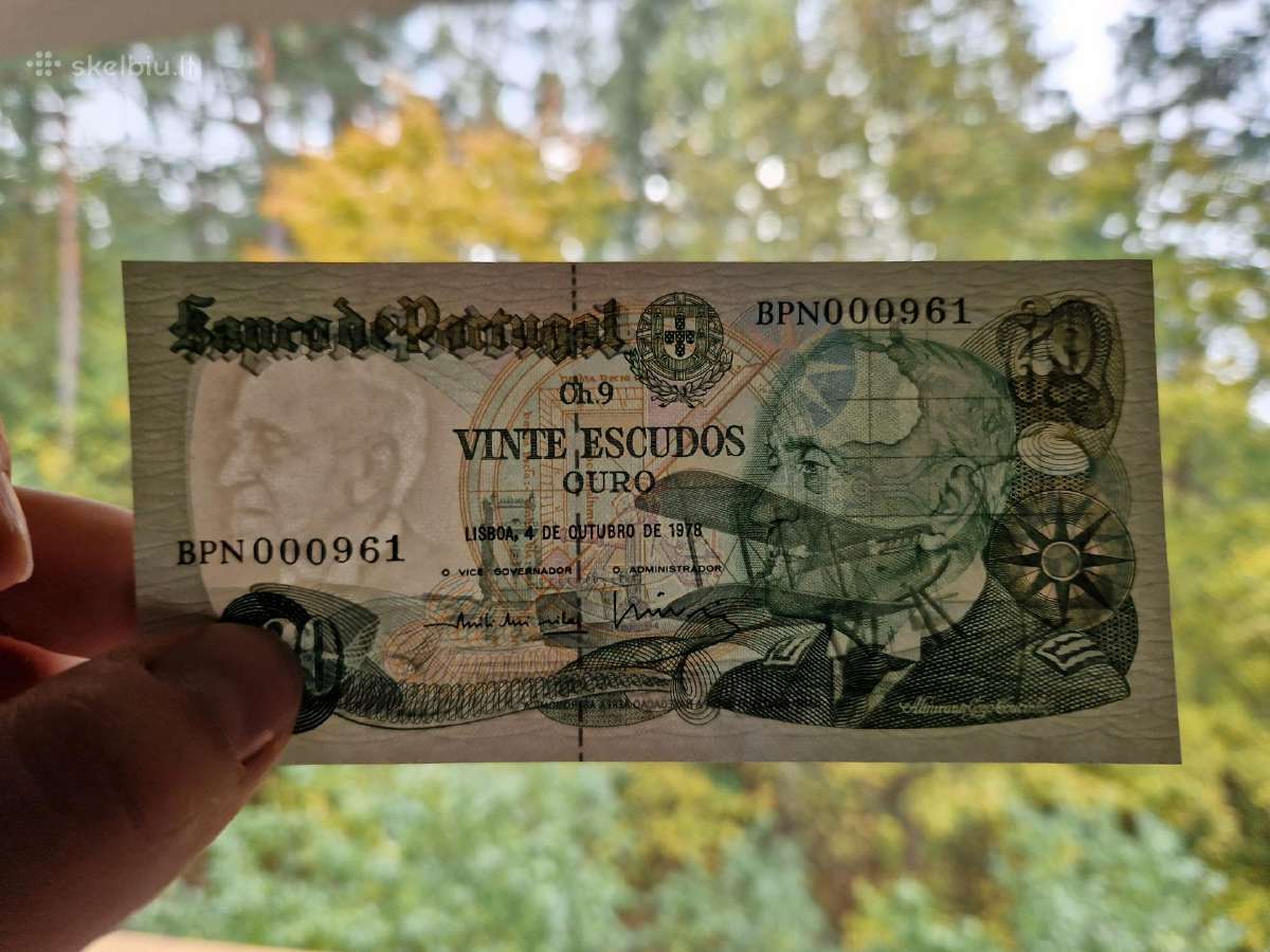 20 escudos 1978 Portugalija - Unc žemas Nr. - nuotraukos Nr. 2