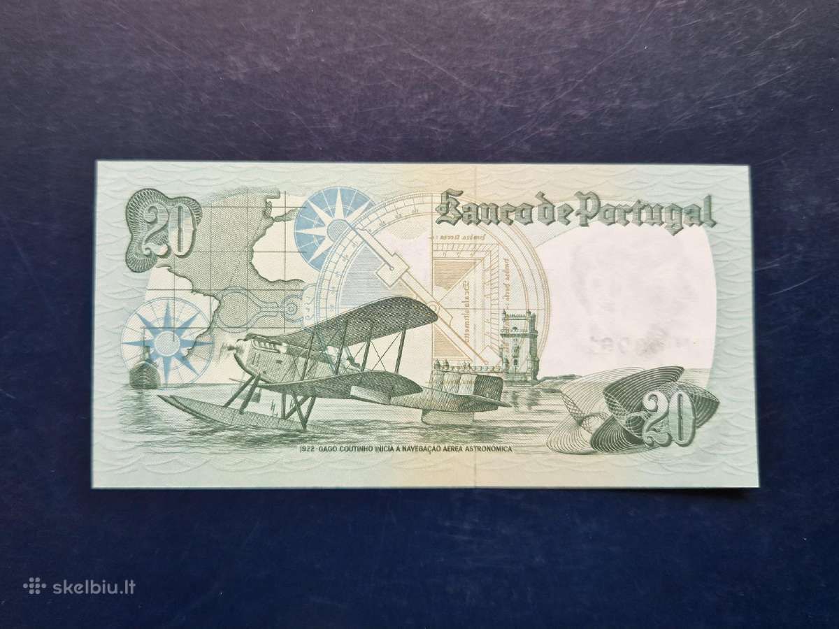 20 escudos 1978 Portugalija - Unc žemas Nr. - nuotraukos Nr. 3