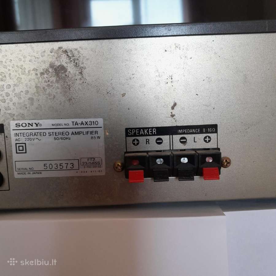 Sony Ta-ax310 - nuotraukos Nr. 6