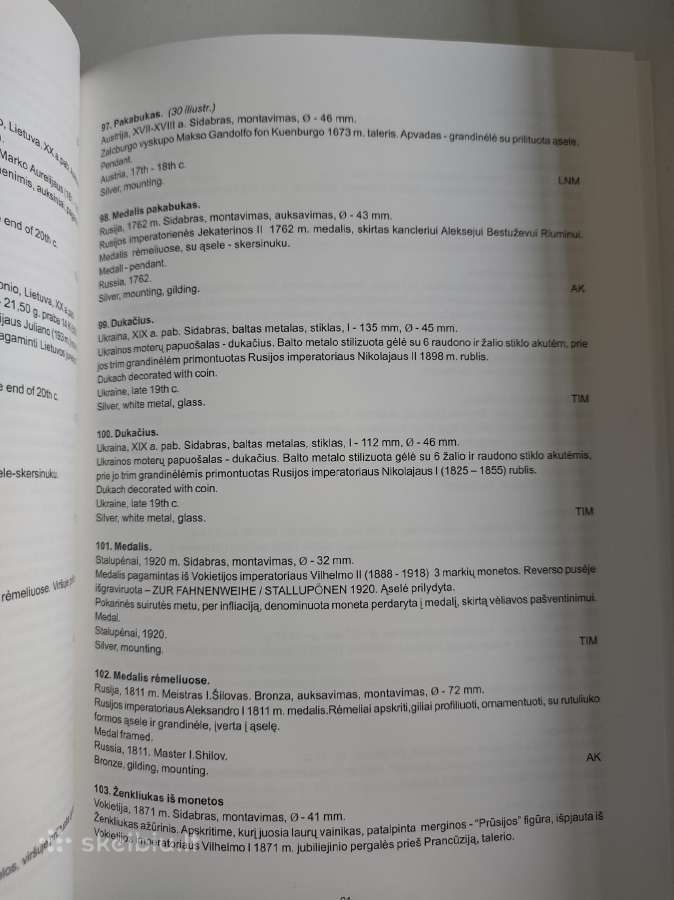 Parodos katalogas Monetos ir medaliai juvelyrikoje - nuotraukos Nr. 3