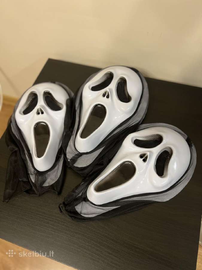 Scream (Klyksmas) ir Vendetta, Helovino kaukė - nuotraukos Nr. 2