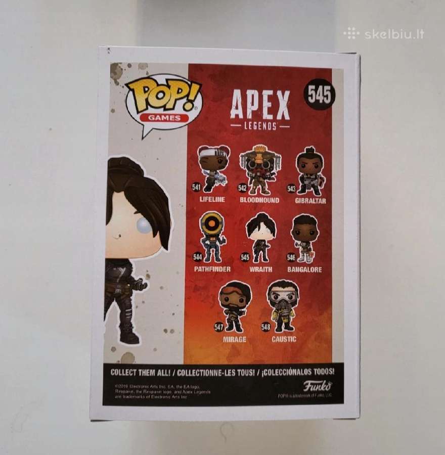 Funko pop Apex Legends Wraith Translucent 545 - nuotraukos Nr. 4