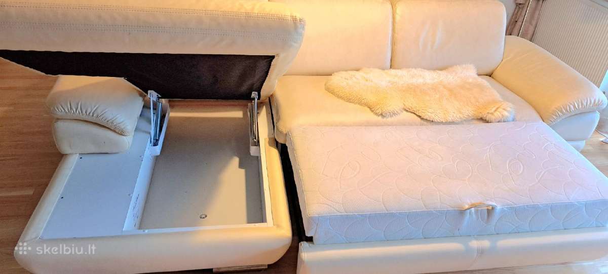 Kampinė sofa/lova Magrė - nuotraukos Nr. 5