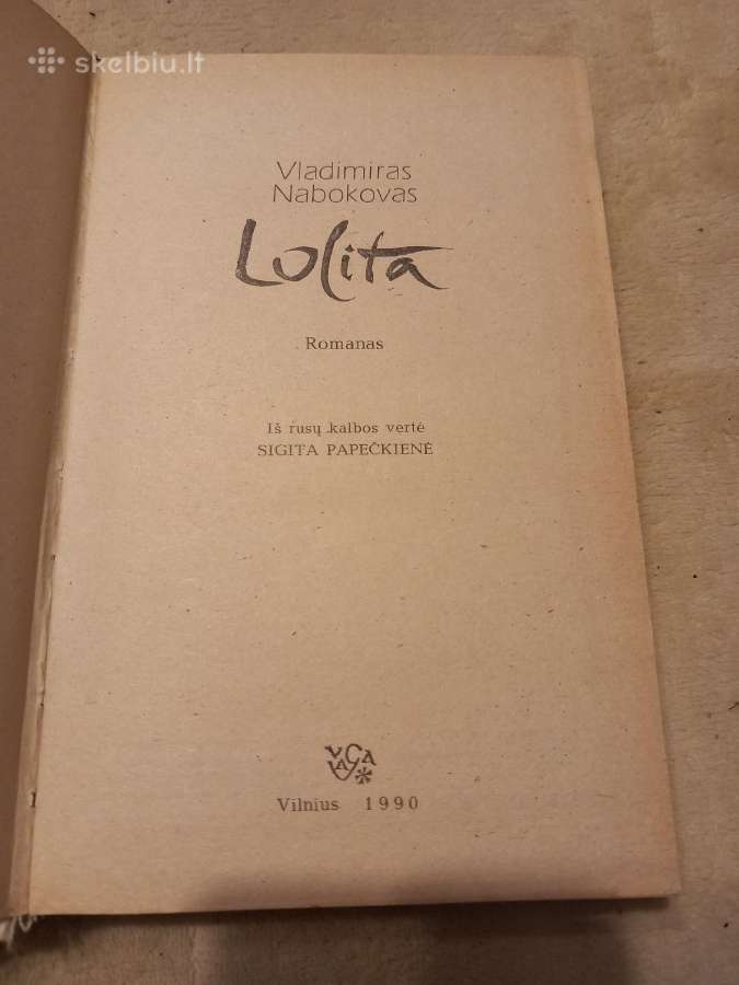 Romanas V. Nabokovas "Lolita" - nuotraukos Nr. 2