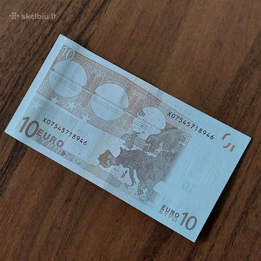 10 Euro 2002 ,X Prefix - Germany ,Vokietija . - nuotraukos Nr. 6