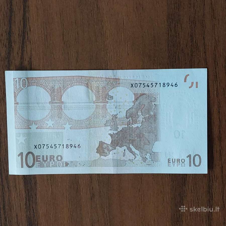 10 Euro 2002 ,X Prefix - Germany ,Vokietija . - nuotraukos Nr. 8