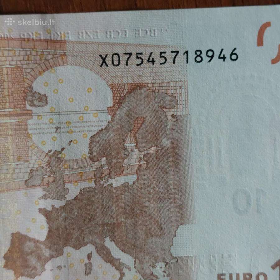 10 Euro 2002 ,X Prefix - Germany ,Vokietija . - nuotraukos Nr. 9