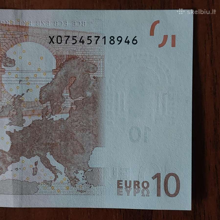 10 Euro 2002 ,X Prefix - Germany ,Vokietija . - nuotraukos Nr. 10