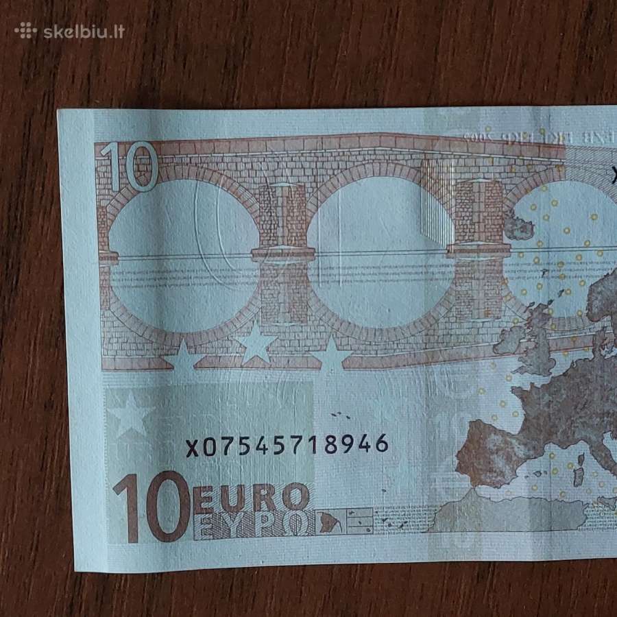 10 Euro 2002 ,X Prefix - Germany ,Vokietija . - nuotraukos Nr. 11