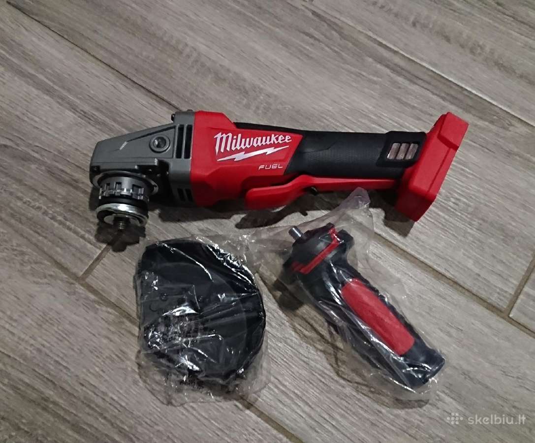 Makita, Bosch, Milwaukee kampinis šlifuoklis - nuotraukos Nr. 4