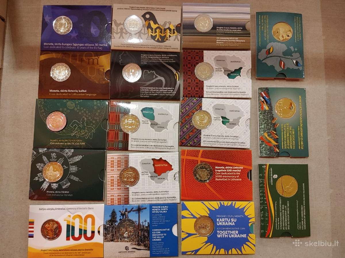 Pilni rinkiniai 2€, 25lt ir 1,5€ Lietuviškų monetų - nuotraukos Nr. 2