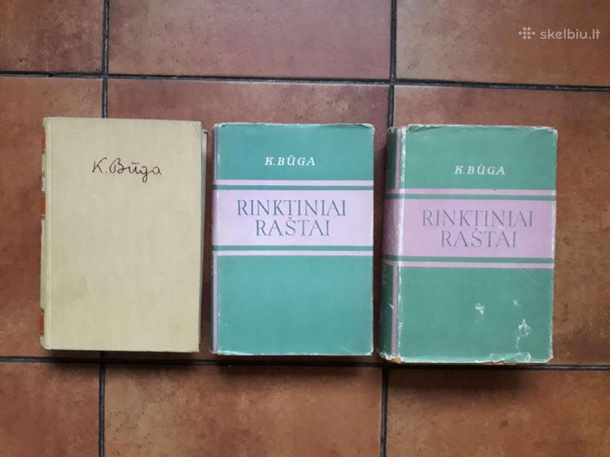 K. Būga "Rinktiniai raštai" 1958-1961 m. 3 tomai - nuotraukos Nr. 2