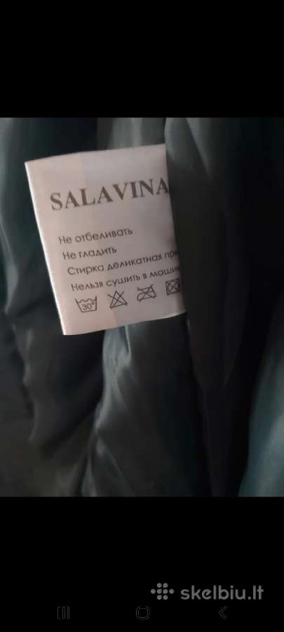 Salavina Striukė-paltas moterims 5xl/50/22 dydis. - nuotraukos Nr. 5