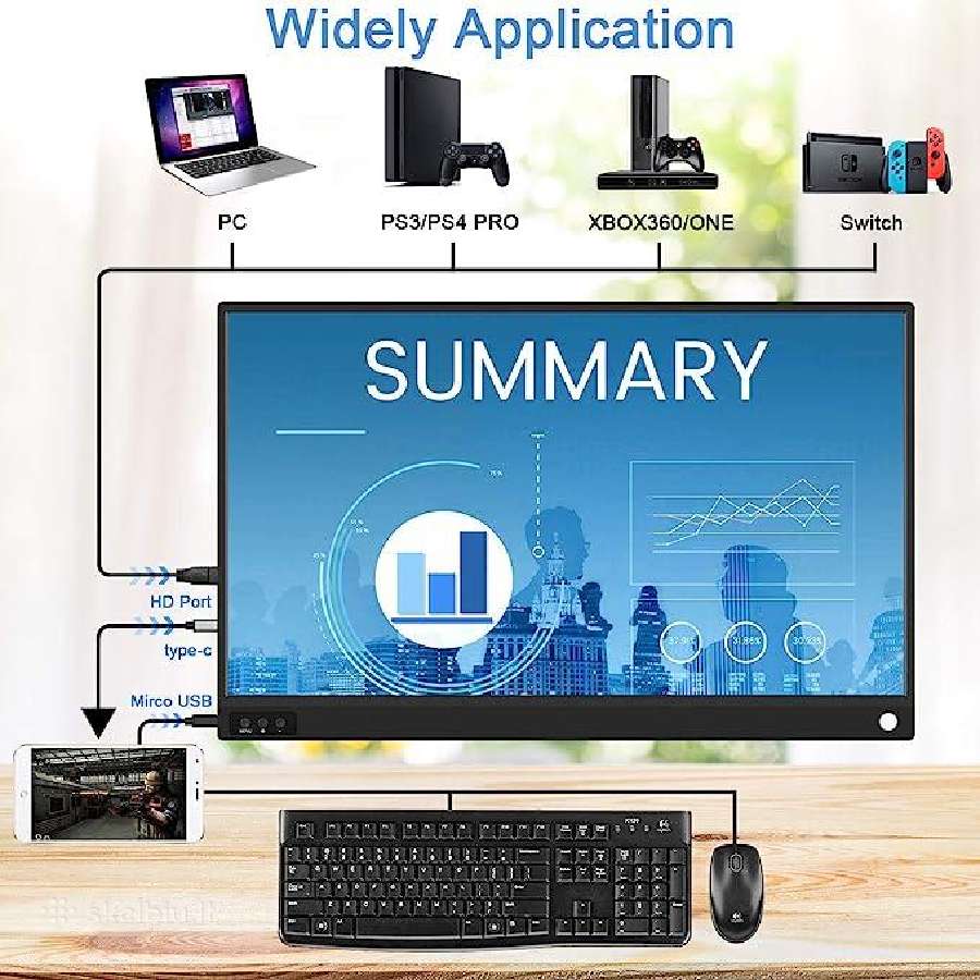 Monitorius 15.6 Inch 3k, full HD - nuotraukos Nr. 6