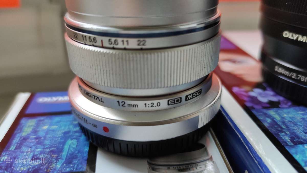 Olympus 4/3 M.zuiko 12mm F2.0 foto objektyvas - nuotraukos Nr. 2