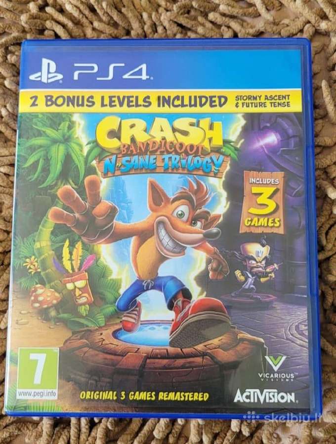 Crash Bandicoot Nsane Trilogy Ps4