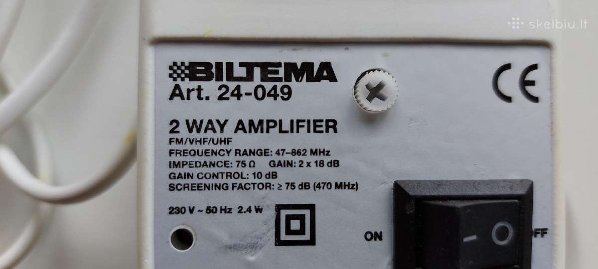 Antenos stiprintuvas Biltema - nuotraukos Nr. 3