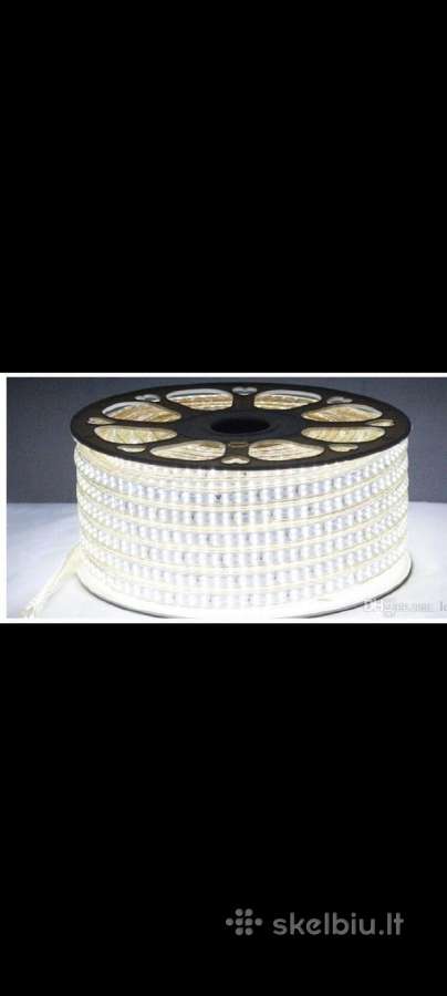 LED lauko juosta,dviguba,hermetinė,balta 220v - nuotraukos Nr. 3