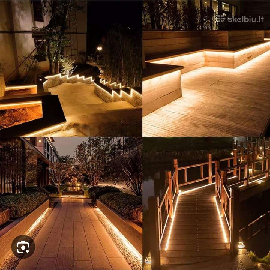 LED lauko juosta,dviguba,hermetinė,balta 220v - nuotraukos Nr. 8