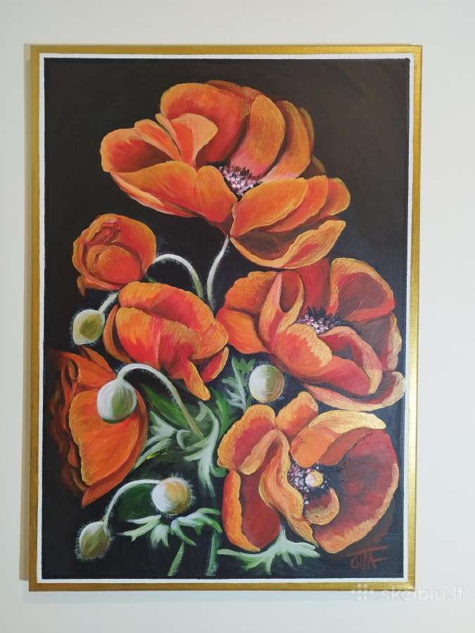 Paveikslas "Aguonėlės"