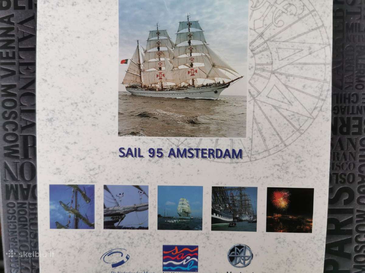 Nyderlandai 1995 rink. Sail 95 Amsterdam Laivai - nuotraukos Nr. 6
