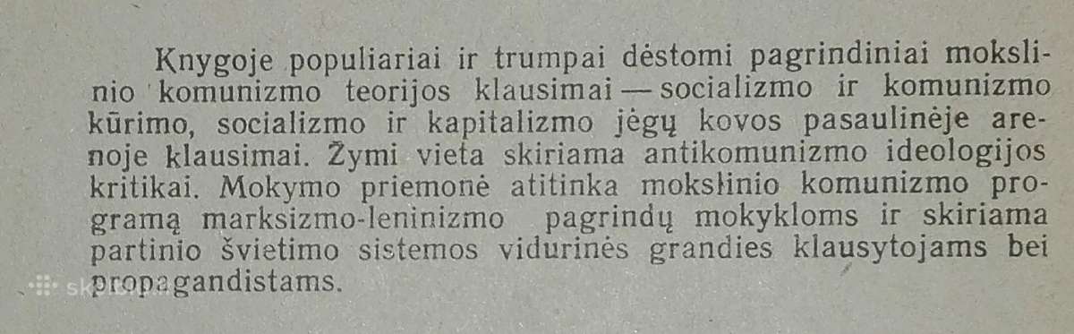Kolekcinė Pradinis Mokslinio Komunizmo Kursas - nuotraukos Nr. 2