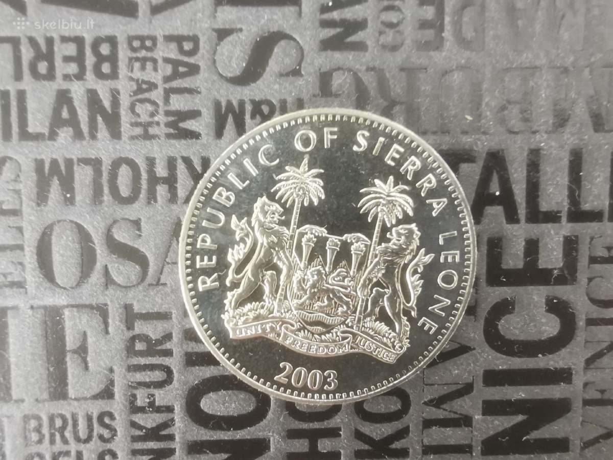 Siera Leone 2003 1D Auksinis karunavimo jub. - nuotraukos Nr. 2