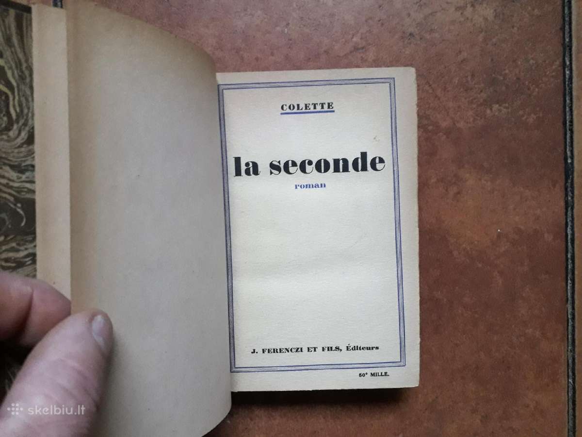 Colette "La seconde" Paris 1929 metai - nuotraukos Nr. 4