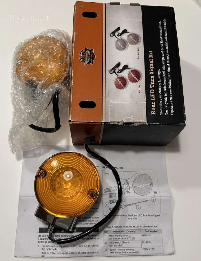 Harley LED posūkiai - nuotraukos Nr. 2