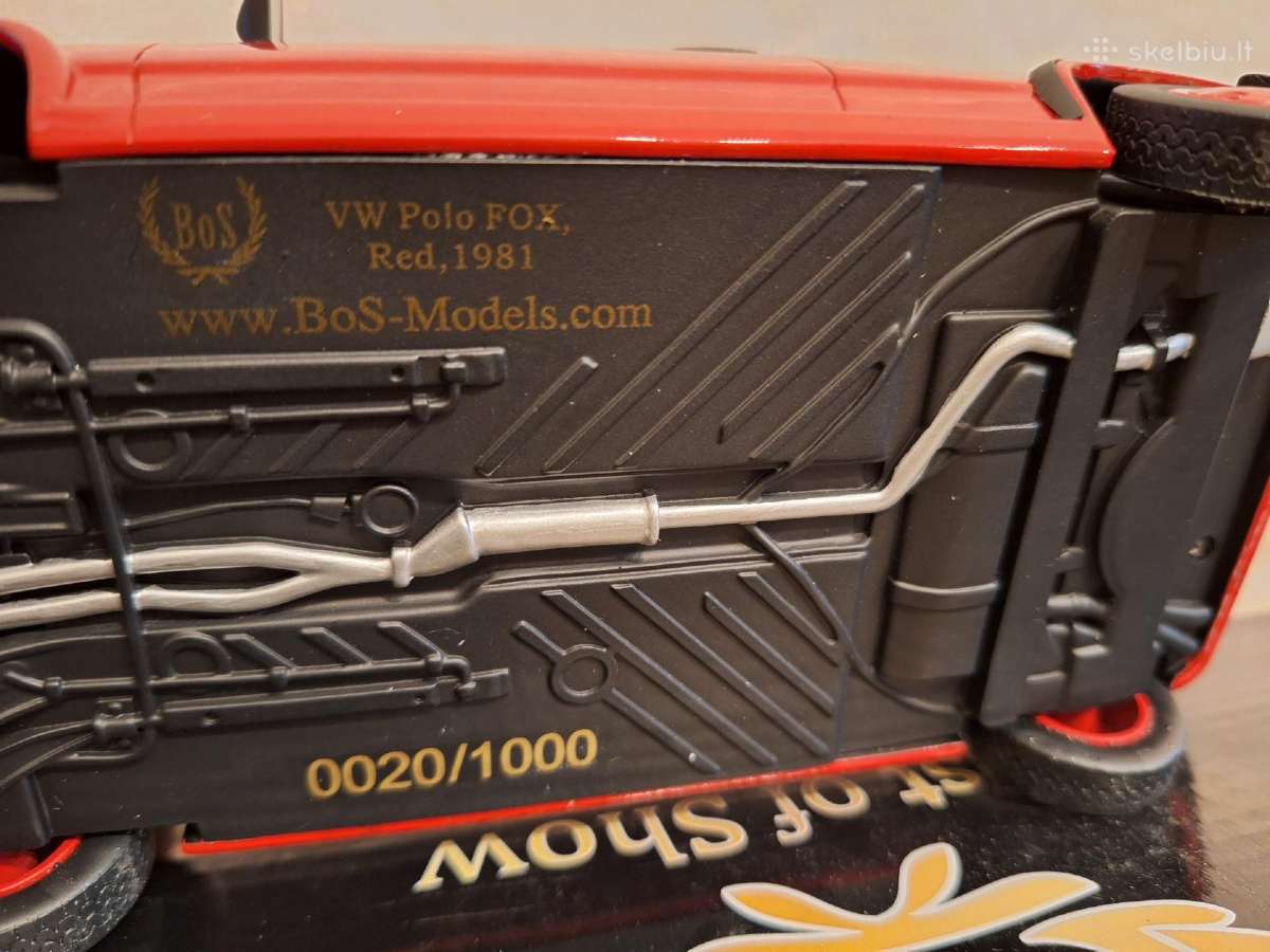 Volkswagen polo fox 1:18 - nuotraukos Nr. 11