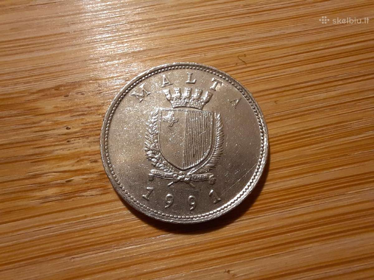 25 centai 1991 - Malta - nuotraukos Nr. 2