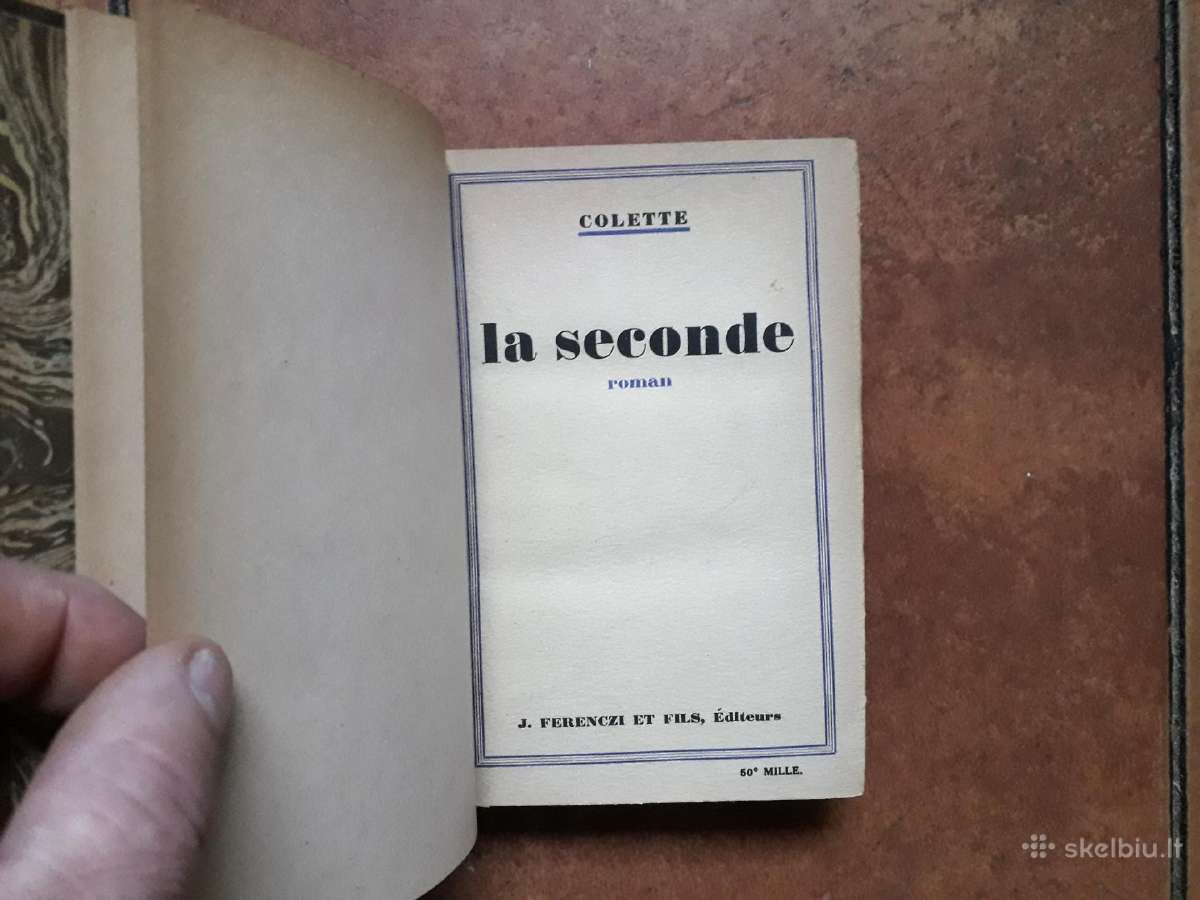 Colette "La seconde" Paris 1929 m. - nuotraukos Nr. 4