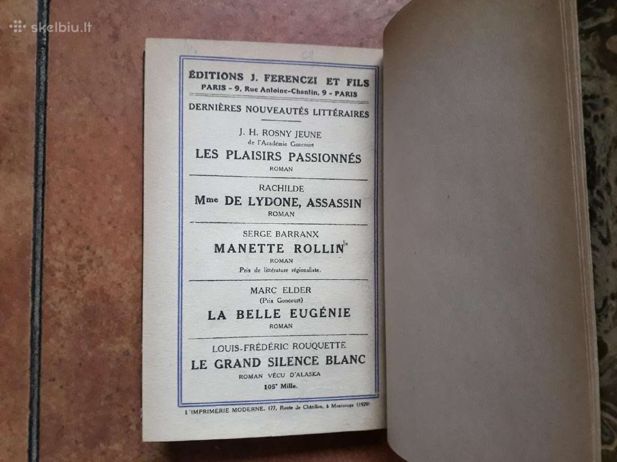 Colette "La seconde" Paris 1929 m. - nuotraukos Nr. 8
