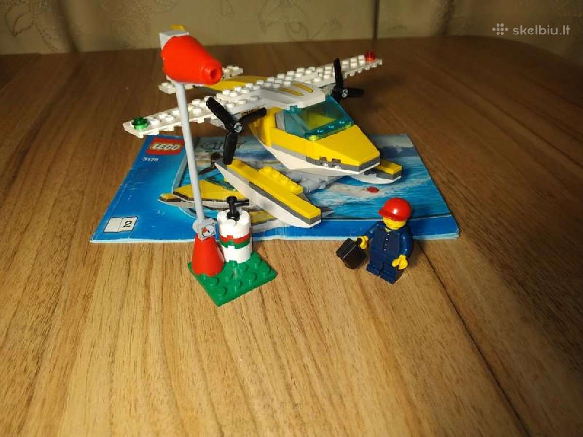 Lego City 3178 Seaplane Lėktuvas - nuotraukos Nr. 2