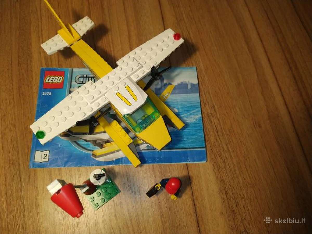 Lego City 3178 Seaplane Lėktuvas - nuotraukos Nr. 4
