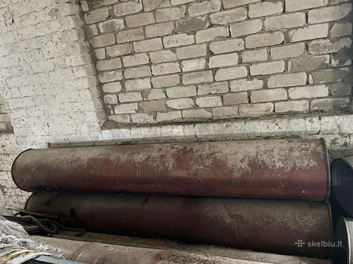 Šieno, šiaudų, žolės pustuvo "pusterio" vamzdžiai