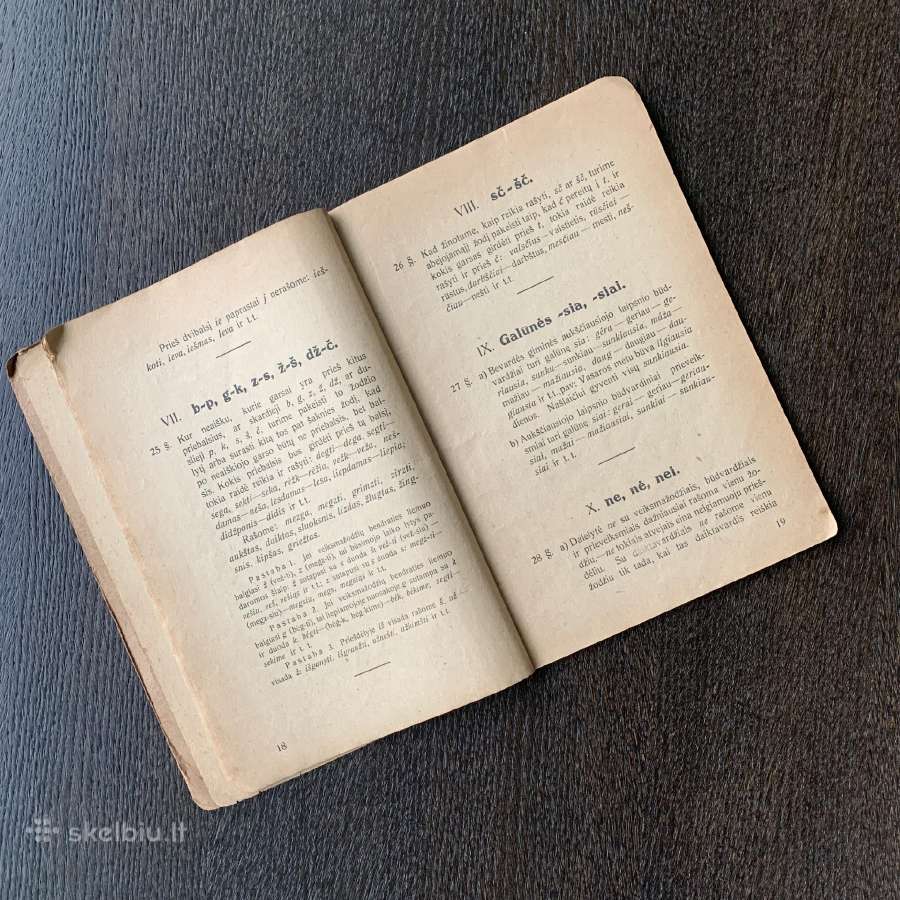 1923 metų knyga “Pavyzdžiai rašybos. Diktantas" - nuotraukos Nr. 4