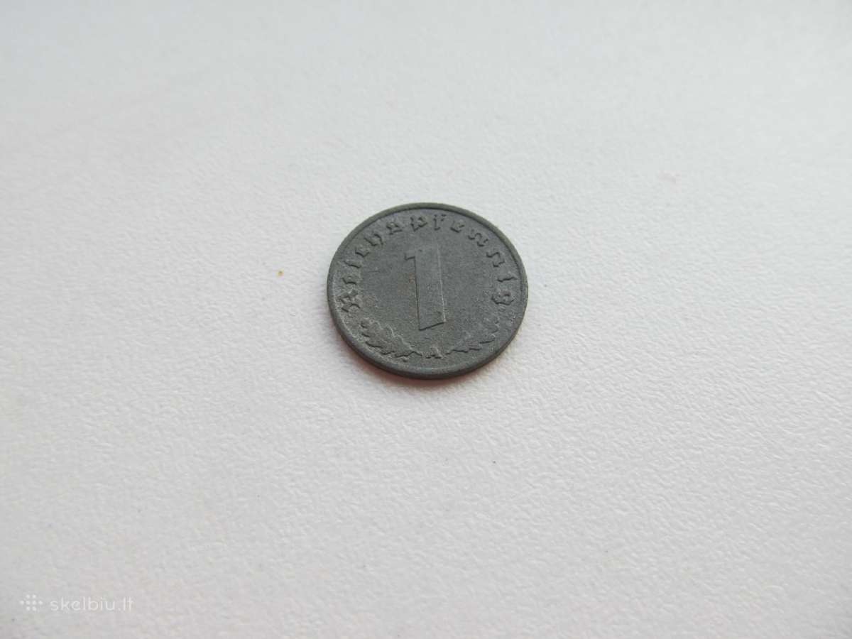 1 reichspfennig , Vokietija , 1942 A